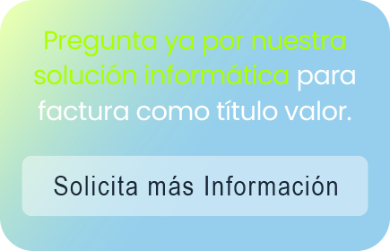 Botón de más información para Factura Título Valor